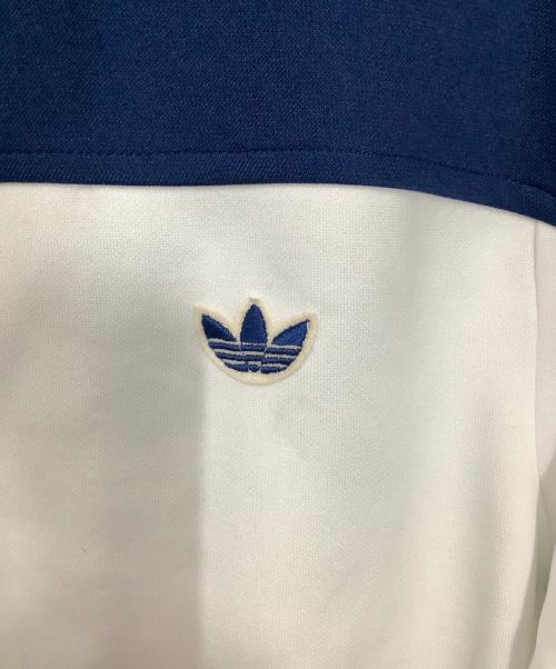 adidas（アディダス）adidas (アディダス) トラックジャケット ホワイト×ネイビー サイズ:サイズ5の古着・服飾アイテム