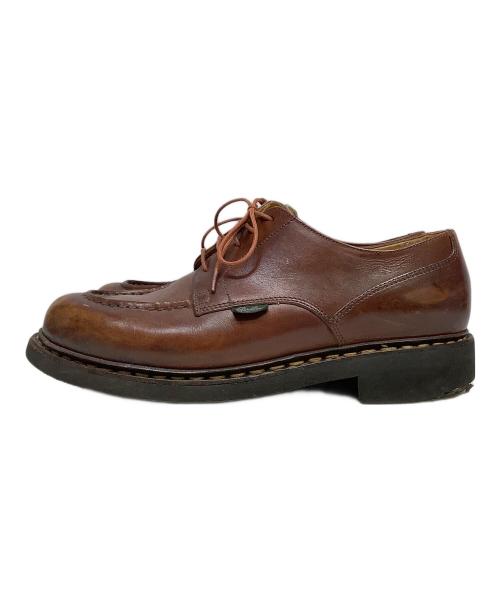 PARABOOT（パラブーツ）PARABOOT (パラブーツ) レザーシューズ ブラウン サイズ:6 1/2Fの古着・服飾アイテム
