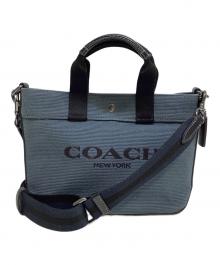 COACH（コーチ）の古着「2WAYショルダーバッグ」｜ネイビー