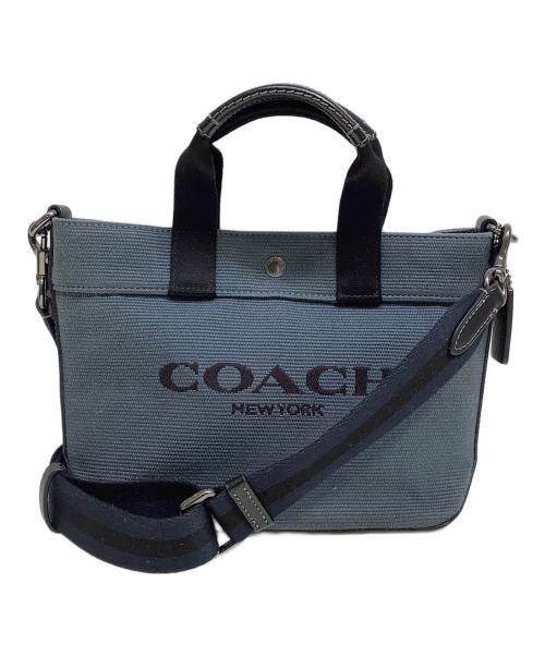 COACH（コーチ）COACH (コーチ) 2WAYショルダーバッグ ネイビーの古着・服飾アイテム