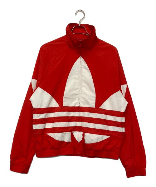 adidas（アディダス）adidas (アディダス) ナイロンジャケット レッド サイズ:Lの古着・服飾アイテム