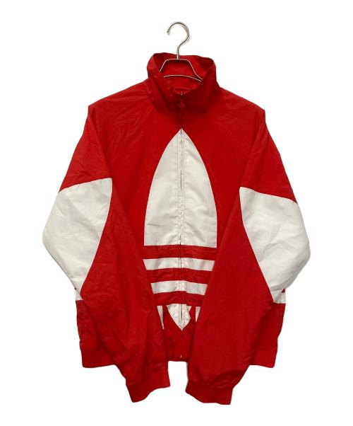 adidas（アディダス）adidas (アディダス) ナイロンジャケット レッド サイズ:Lの古着・服飾アイテム