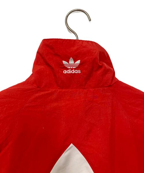 adidas（アディダス）adidas (アディダス) ナイロンジャケット レッド サイズ:Lの古着・服飾アイテム
