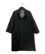 BELTA BUONOベルタ・ボーノ）の古着「カシミヤ混コート」｜ブラック