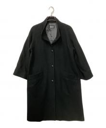 BELTA BUONO（ベルタ・ボーノ）の古着「カシミヤ混コート」｜ブラック