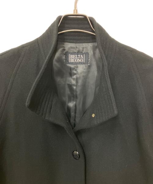 BELTA BUONO（ベルタ・ボーノ）BELTA BUONO (ベルタ・ボーノ) カシミヤ混コート ブラック サイズ:無しの古着・服飾アイテム