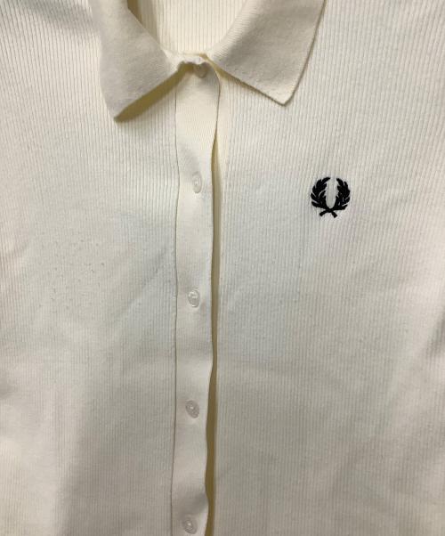 FRED PERRY（フレッドペリー）FRED PERRY (フレッドペリー) 別注リブニットポロシャツ アイボリー サイズ:36の古着・服飾アイテム