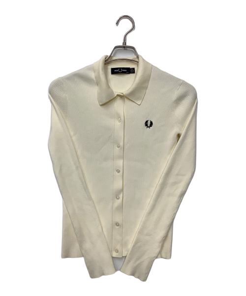 FRED PERRY（フレッドペリー）FRED PERRY (フレッドペリー) 別注リブニットポロシャツ アイボリー サイズ:36の古着・服飾アイテム