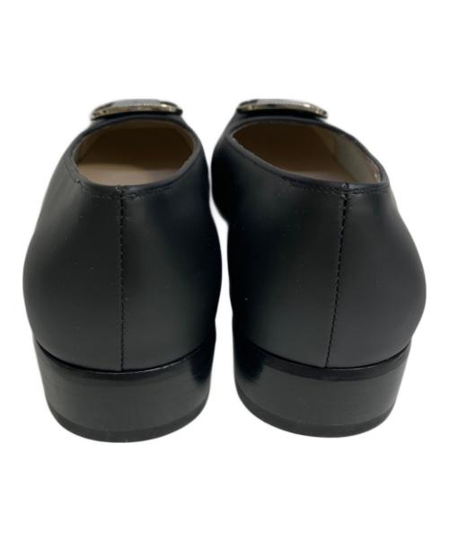 Salvatore Ferragamo（サルヴァトーレ フェラガモ）Salvatore Ferragamo (サルヴァトーレ フェラガモ) フラットシューズ ブラック サイズ:5の古着・服飾アイテム