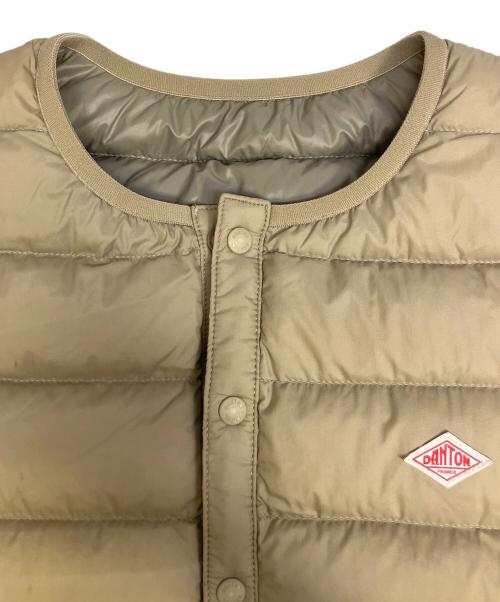 DANTON（ダントン）DANTON (ダントン) ダウンベスト ベージュ サイズ:Mの古着・服飾アイテム
