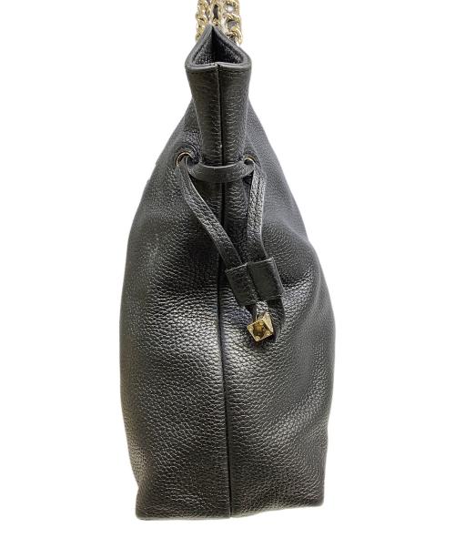 TORY BURCH（トリーバーチ）TORY BURCH (トリーバーチ) チェーントートバッグ ブラックの古着・服飾アイテム
