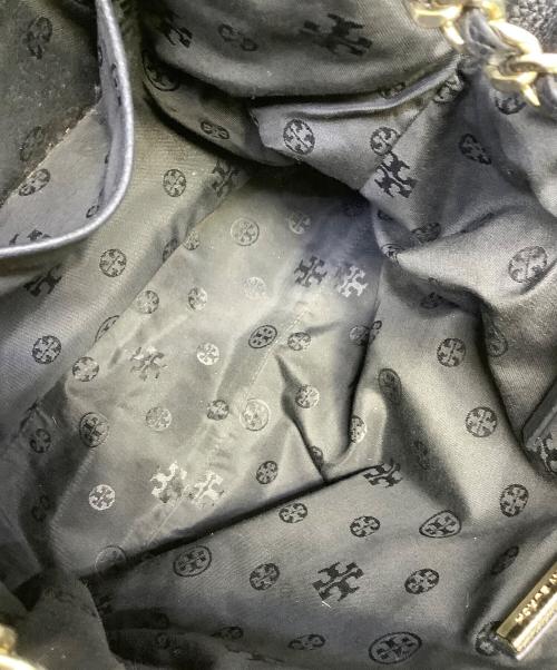 TORY BURCH（トリーバーチ）TORY BURCH (トリーバーチ) チェーントートバッグ ブラックの古着・服飾アイテム