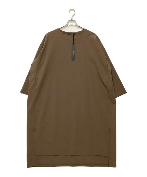 mizuiro-ind（ミズイロインド）mizuiro-ind (ミズイロインド) 長袖ワンピース ブラウン サイズ:-の古着・服飾アイテム