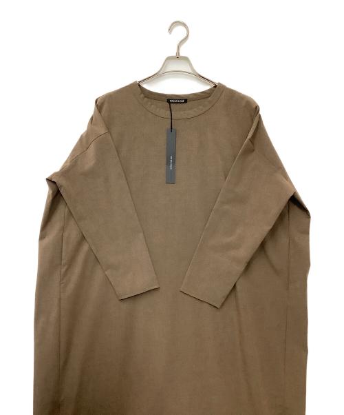 mizuiro-ind（ミズイロインド）mizuiro-ind (ミズイロインド) 長袖ワンピース ブラウン サイズ:-の古着・服飾アイテム