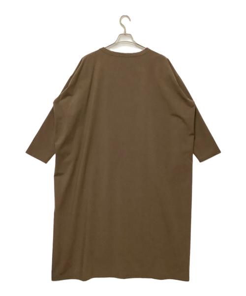 mizuiro-ind（ミズイロインド）mizuiro-ind (ミズイロインド) 長袖ワンピース ブラウン サイズ:-の古着・服飾アイテム