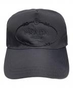 PRADAプラダ）の古着「キャップ」｜ブラック