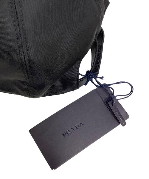 PRADA（プラダ）PRADA (プラダ) キャップ ブラック サイズ:Mの古着・服飾アイテム