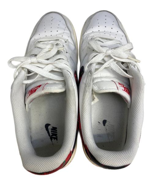 NIKE（ナイキ）NIKE (ナイキ) スニーカー ホワイト×レッド サイズ:28の古着・服飾アイテム