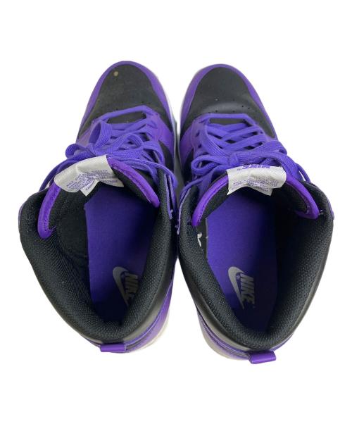 NIKE（ナイキ）NIKE (ナイキ) ハイカットスニーカー ブラック×パープル サイズ:28の古着・服飾アイテム