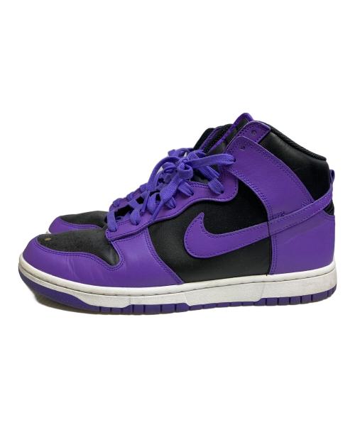 NIKE（ナイキ）NIKE (ナイキ) ハイカットスニーカー ブラック×パープル サイズ:28の古着・服飾アイテム