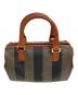 FENDI (フェンディ) ミニボストンバッグ ブラウン×ベージュ：62000円