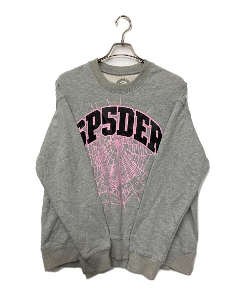 SP5DER（スパイダー）SP5DER (スパイダー) スウェット グレー サイズ:XLの古着・服飾アイテム