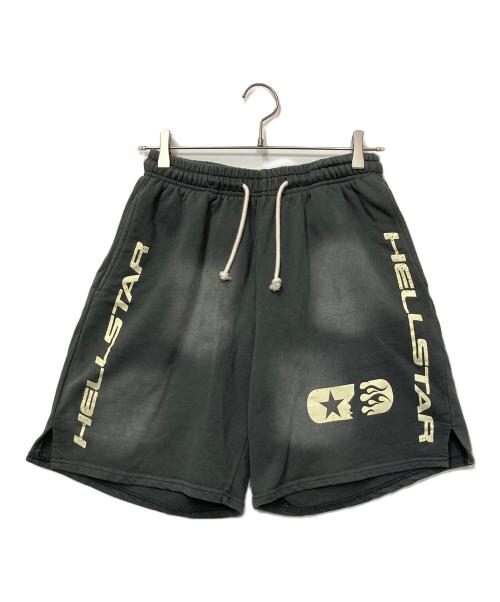 hellstar（ヘルスター）hellstar (ヘルスター) ハーフスウェットパンツ グレー サイズ:Mの古着・服飾アイテム