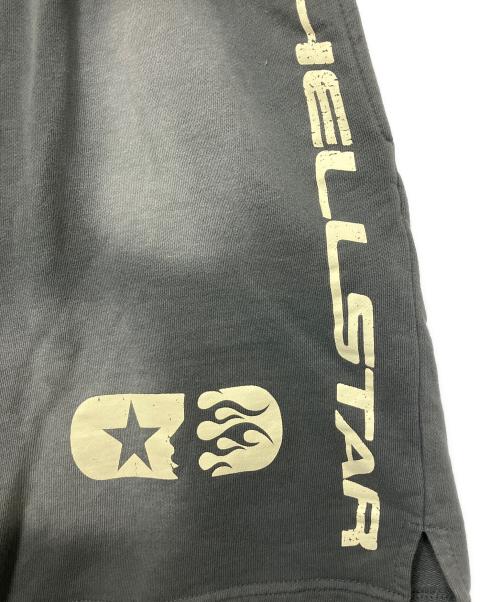 hellstar（ヘルスター）hellstar (ヘルスター) ハーフスウェットパンツ グレー サイズ:Mの古着・服飾アイテム
