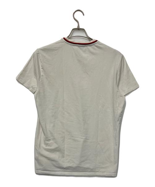 MONCLER（モンクレール）MONCLER (モンクレール) 半袖カットソー ホワイト サイズ:Mの古着・服飾アイテム