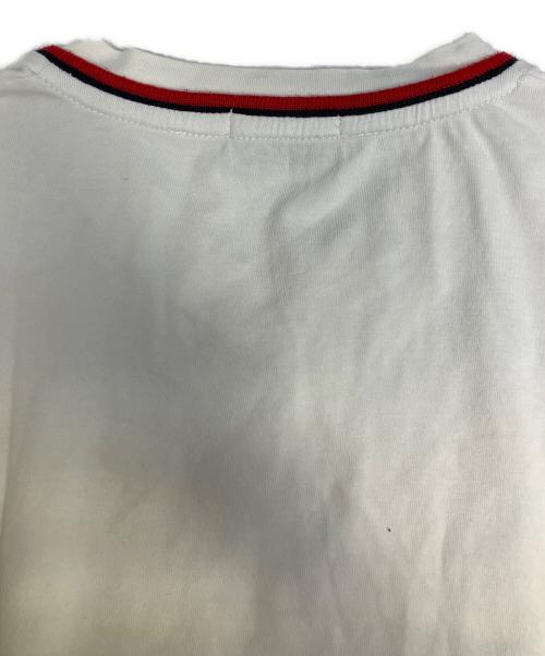 MONCLER（モンクレール）MONCLER (モンクレール) 半袖カットソー ホワイト サイズ:Mの古着・服飾アイテム