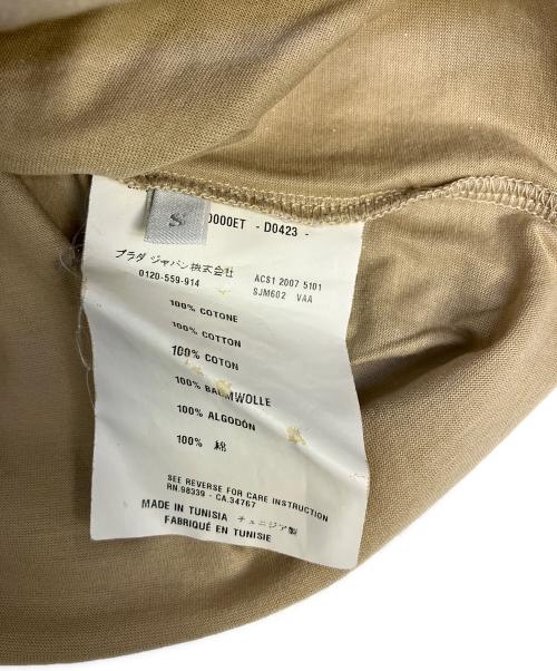 PRADA（プラダ）PRADA (プラダ) ポロシャツ ベージュ サイズ:Sの古着・服飾アイテム