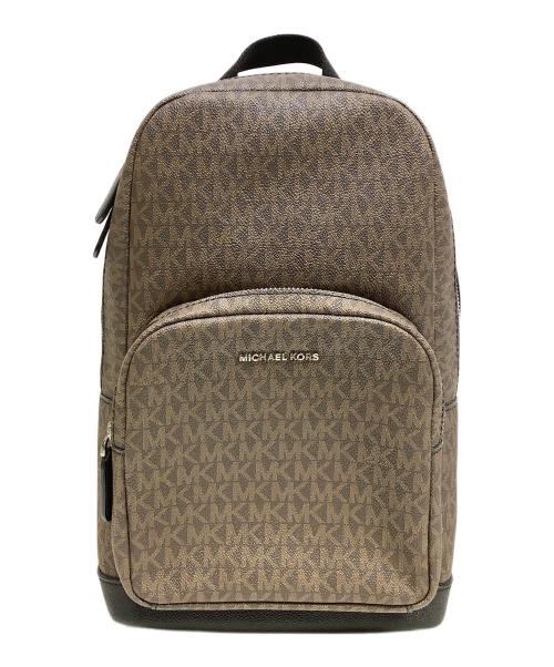 MICHAEL KORS（マイケルコース）MICHAEL KORS (マイケルコース) ボディバッグ ブラウンの古着・服飾アイテム