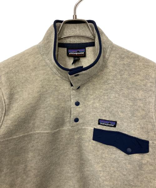 Patagonia（パタゴニア）Patagonia (パタゴニア) ライトウェイト・シンチラ・スナップT・プルオーバー ベージュ サイズ:Mの古着・服飾アイテム