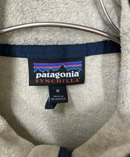 Patagonia（パタゴニア）Patagonia (パタゴニア) ライトウェイト・シンチラ・スナップT・プルオーバー ベージュ サイズ:Mの古着・服飾アイテム