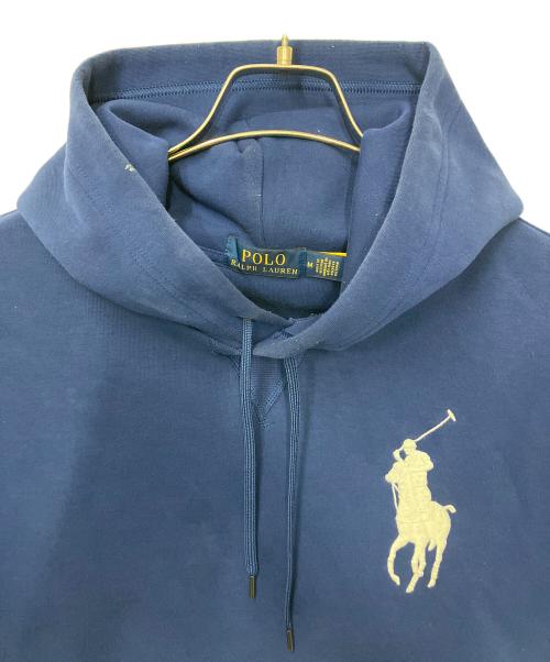 POLO RALPH LAUREN（ポロ・ラルフローレン）POLO RALPH LAUREN (ポロ・ラルフローレン) プルオーバーパーカー ブルー サイズ:Mの古着・服飾アイテム