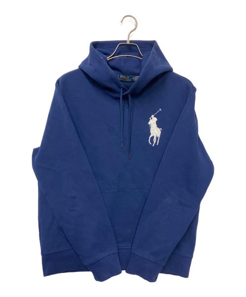 POLO RALPH LAUREN（ポロ・ラルフローレン）POLO RALPH LAUREN (ポロ・ラルフローレン) プルオーバーパーカー ブルー サイズ:Mの古着・服飾アイテム