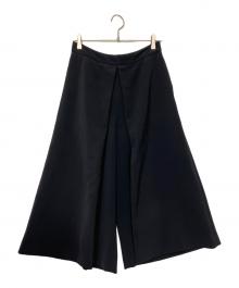 FOXEY NEWYORK（フォクシーニューヨーク）の古着「ワイドパンツ」｜ブラック
