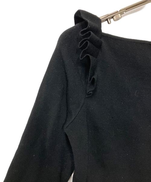 FOXEY（フォクシー）FOXEY (フォクシー) 薄手ニット ブラック サイズ:40の古着・服飾アイテム
