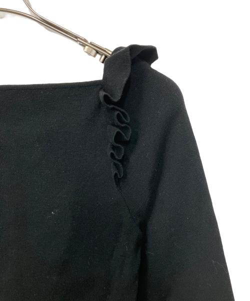 FOXEY（フォクシー）FOXEY (フォクシー) 薄手ニット ブラック サイズ:40の古着・服飾アイテム