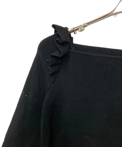 FOXEY（フォクシー）FOXEY (フォクシー) 薄手ニット ブラック サイズ:40の古着・服飾アイテム
