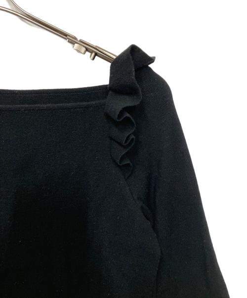 FOXEY（フォクシー）FOXEY (フォクシー) 薄手ニット ブラック サイズ:40の古着・服飾アイテム