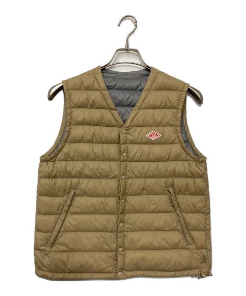 DANTON（ダントン）DANTON (ダントン) Vネック インナーダウンベスト ベージュ サイズ:36の古着・服飾アイテム