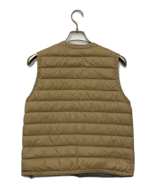 DANTON（ダントン）DANTON (ダントン) Vネック インナーダウンベスト ベージュ サイズ:36の古着・服飾アイテム