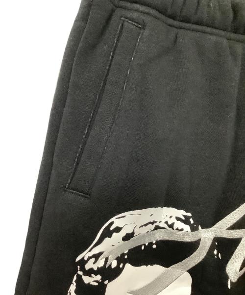 ASAALI JEAN CO（-）ASAALI JEAN CO (-) スウェットハーフパンツ ブラック サイズ:Mの古着・服飾アイテム