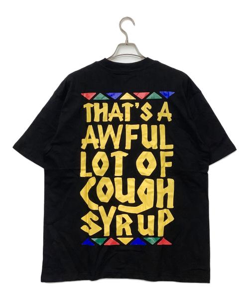 THAT'S A AWFUL loTOF COUGH SYRUP（ザッツ・ア・オーフル・ロット・オブ・コフ・シロップ）THAT'S A AWFUL loTOF COUGH SYRUP (ザッツ・ア・オーフル・ロット・オブ・コフ・シロップ) 半袖カットソー ブラック サイズ:XLの古着・服飾アイテム