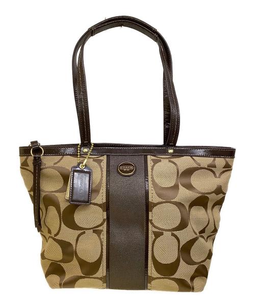 COACH（コーチ）COACH (コーチ) トートバッグ ベージュの古着・服飾アイテム