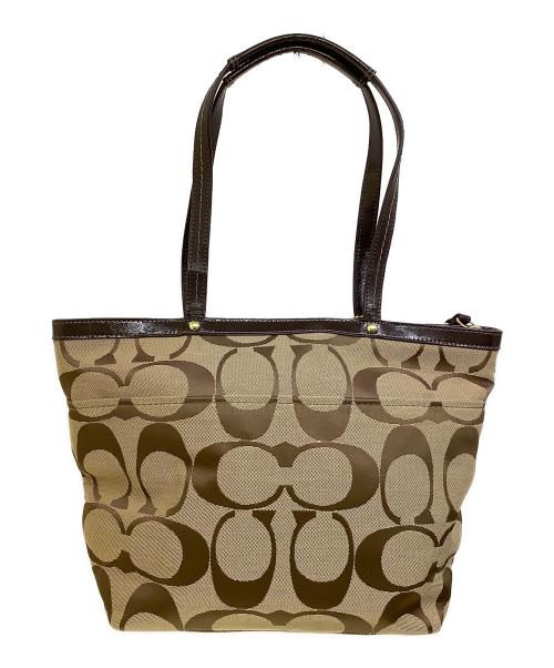COACH（コーチ）COACH (コーチ) トートバッグ ベージュの古着・服飾アイテム