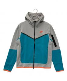 NIKE（ナイキ）の古着「ジップパーカー」｜グレー×ブルー