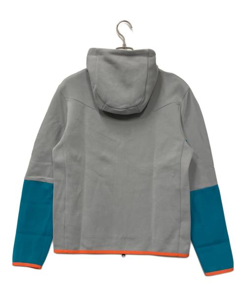NIKE（ナイキ）NIKE (ナイキ) ジップパーカー グレー×ブルー サイズ:Mの古着・服飾アイテム