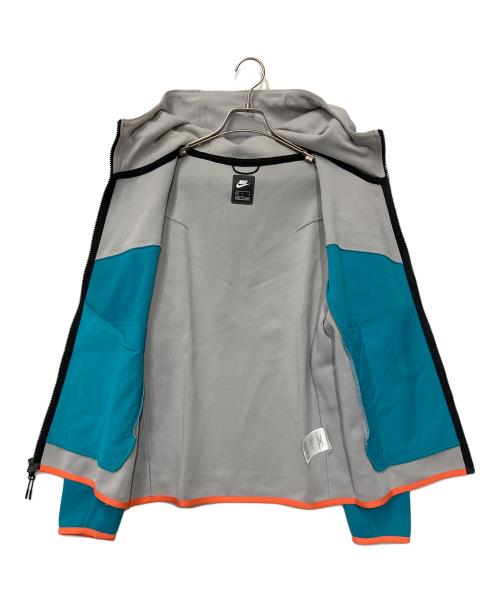 NIKE（ナイキ）NIKE (ナイキ) ジップパーカー グレー×ブルー サイズ:Mの古着・服飾アイテム